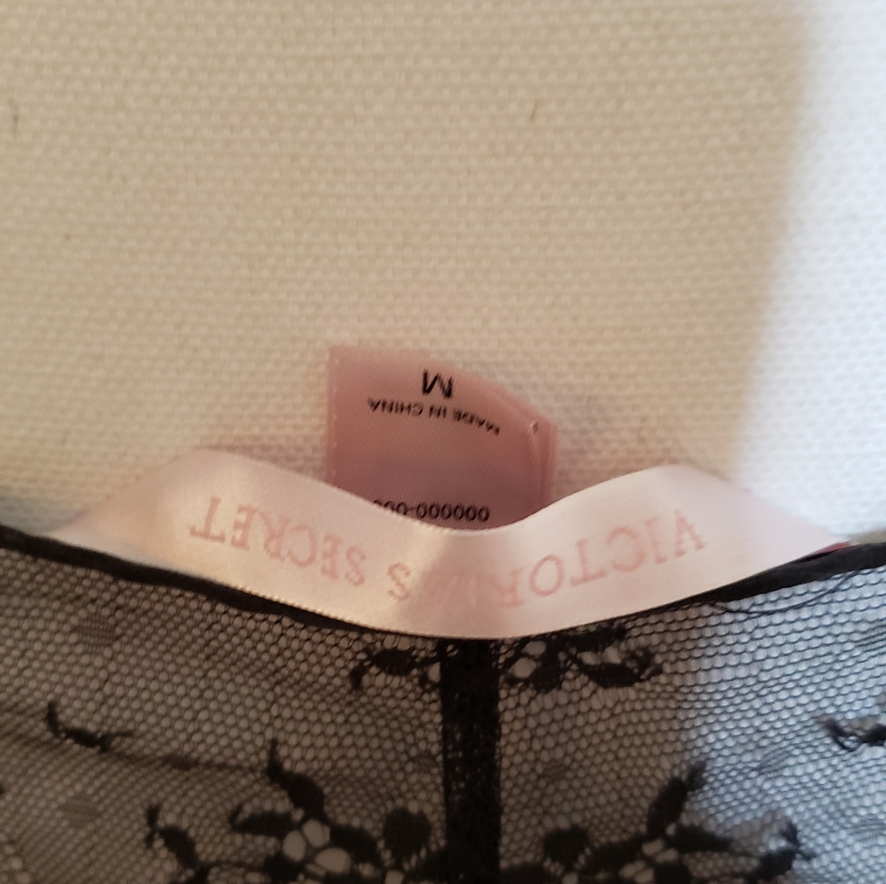 Victoria's secret black lace babydoll sheer dress. - Picture 4 of 8